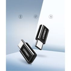 Ugreen adaptér Micro USB / USB-C, černý
