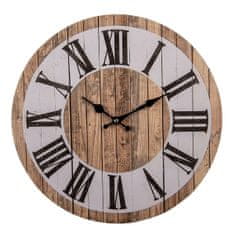 Clayre & Eef Nástěnné hodiny Cottage 34 cm