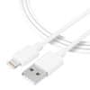 Smooth Thread Cable USB-A/Lightning 0.3m White
