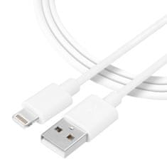 Tactical nabíjecí kábel USB-A/Lightning 2m-Bílá KP11569