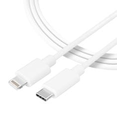 Tactical Smooth Thread Cable USB-C/Lightning 1m White 8596311153068