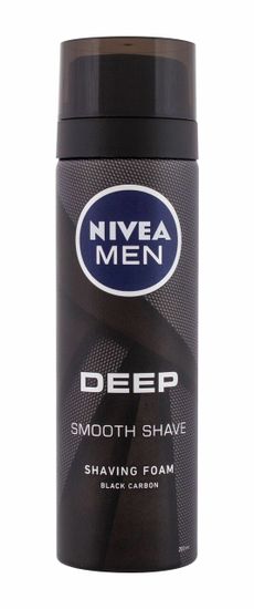Nivea 200ml men deep smooth shave, pěna na holení