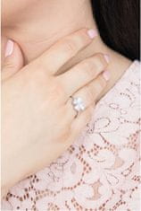 Amen Originální stříbrný prsten se zirkony Love RQUBB (Obvod 52 mm)