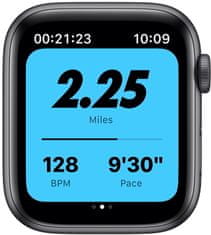 Apple Watch Nike SE , 44mm Space Grey Aluminium Case with Anthracite/Black Nike Sport Band (MKQ83HC/A)