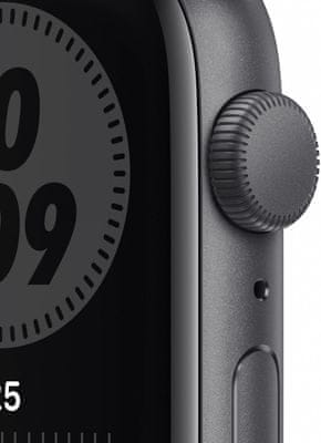 Chytré hodinky Apple Watch SE MKQ83HC/A tiesňové volanie detekcie pohybu a automatické privolanie pomoci