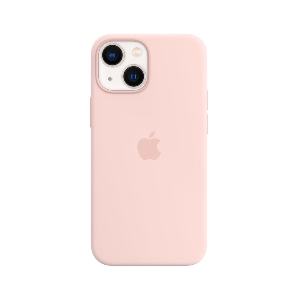 Levně Apple iPhone 13 mini Silicone Case with MagSafe - Chalk Pink MM203ZM/A