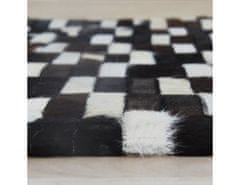 KONDELA Luxusní koberec, kůže, typ patchworku, 201x300 cm, KOBEREC KOŽA typ6