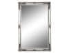 KONDELA Zrcadlo, stříbrný dřevěný rám, MALKIA TYP 6