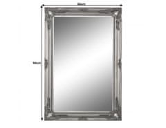 KONDELA Zrcadlo, stříbrný dřevěný rám, MALKIA TYP 7