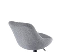 KONDELA Barová židle, šedá/černá, TERKAN