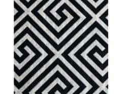 KONDELA Koberec, černo-bílý vzor, 160x230, MOTIVE