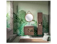 KONDELA Zrcadlo, přírodní bambus, LEMI 1