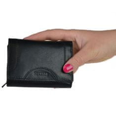 Segali Dámská peněženka kožená SEGALI 7196 B černá