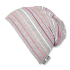 Sterntaler čepice uni bavlněný jersey UV 50+ růžové proužky 1522000, 12 - 18 měsíců