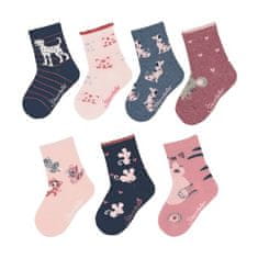 Sterntaler ponožky zimní 7 párů dívčí růžové 8422153, 30