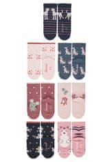 Sterntaler ponožky zimní 7 párů dívčí růžové 8422153, 30