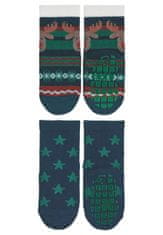 Sterntaler ponožky protiskluzové ABS 2 páry vánoční 8102112, 18