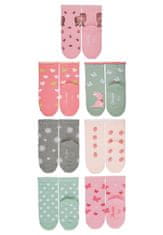 Sterntaler ponožky dívčí 7párů růžové 8322153, 18