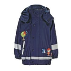 Sterntaler bunda do deště tmavě modrá s odpínací fleece mikinou hasič 5652011, 86