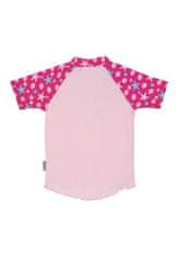 Sterntaler plavky tričko krátký rukáv dívčí UV 50+ růžové mořský koník, hvězdice 2502154, 86/92