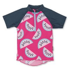Sterntaler plavky tričko krátký rukáv dívčí UV 50+ růžové meloun 2502153, 74/80