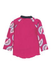 Sterntaler plavky tričko dlouhý rukáv dívčí UV 50+ růžové meloun 2502163, 74/80