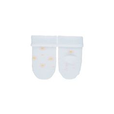 Sterntaler ponožky kojenecké s manžetkou, 3 páry, kytičky, růžové 8302122, 14