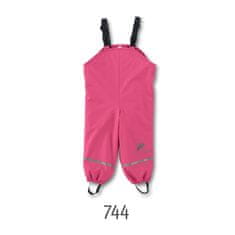 Sterntaler Kalhoty s laclem do deště podšívka fleece s reflexními prvky, růžová, 122