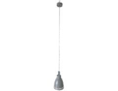 KONDELA Visící lampa, šedá / kov, AIDEN typ3
