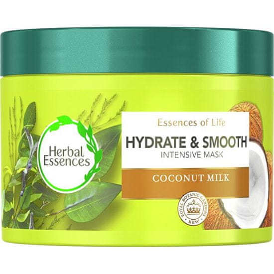 Herbal Essences Hydratační a vyhlazující maska pro suché vlasy Coconut milk (Intenstive Mask)