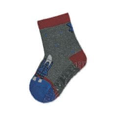 Sterntaler ponožky ABS protiskluzové chodidlo AIR tmavě šedé raketa 8132100, 18