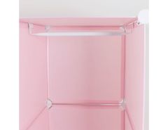 KONDELA Dětská modulární skříň, růžová / dětský vzor, Nurmi