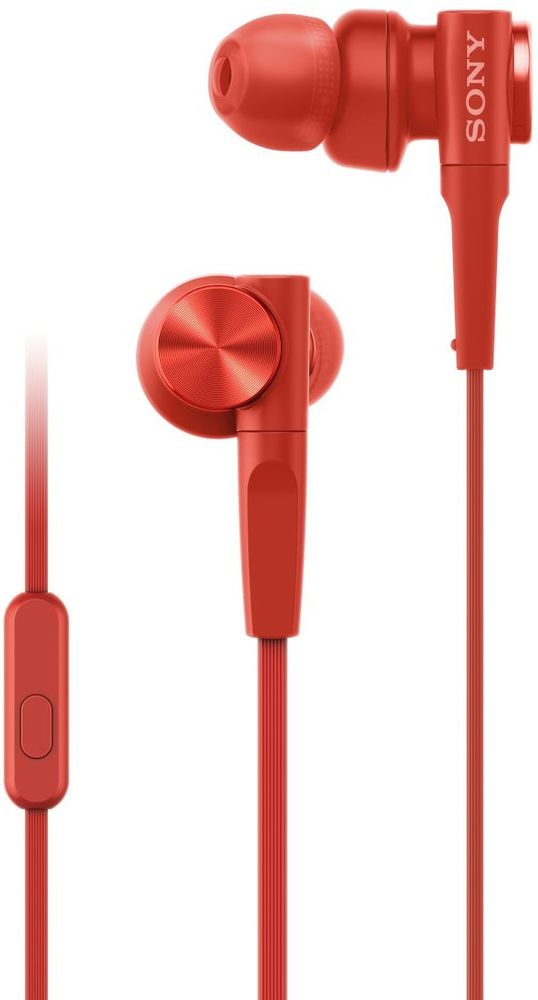 Sony MDR-XB55AP, červená