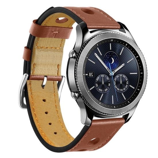 BStrap Leather Italy řemínek na Huawei Watch GT 42mm, brown