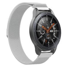 BStrap Milanese řemínek na Huawei Watch 3 / 3 Pro, silver