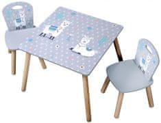 Kesper Dětský stůl s židlemi Lama