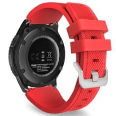 BStrap Silicone Sport řemínek na Huawei Watch GT3 46mm, red