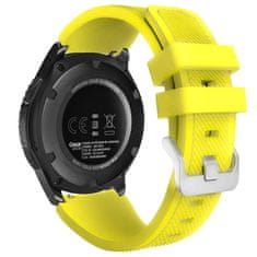 BStrap Silicone Sport řemínek na Huawei Watch GT3 46mm, yellow
