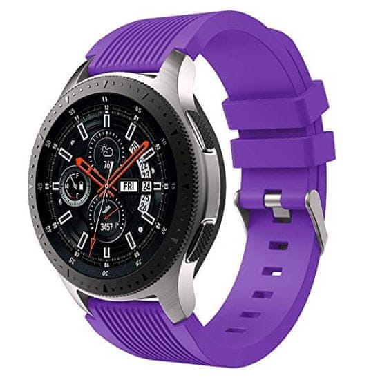 BStrap Silicone Davis řemínek na Xiaomi Watch S1 Active, purple