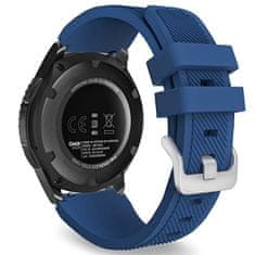 BStrap Silicone Sport řemínek na Huawei Watch 3 / 3 Pro, dark blue