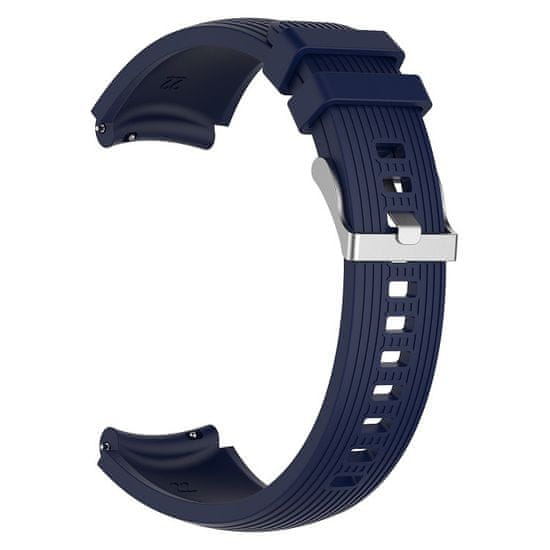 BStrap Silicone Davis řemínek na Xiaomi Watch S1 Active, dark blue