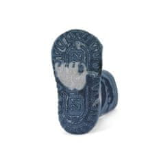 Sterntaler ponožky ABS protiskluzové chodidlo AIR, 2 páry tmavě modré, lední medvěd 8132120, 18