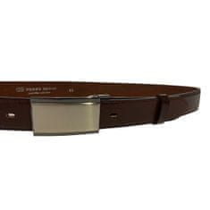 Penny Belts Pánský kožený společenský opasek 35-020-4PS-40 brown (Délka pásku 95 cm)