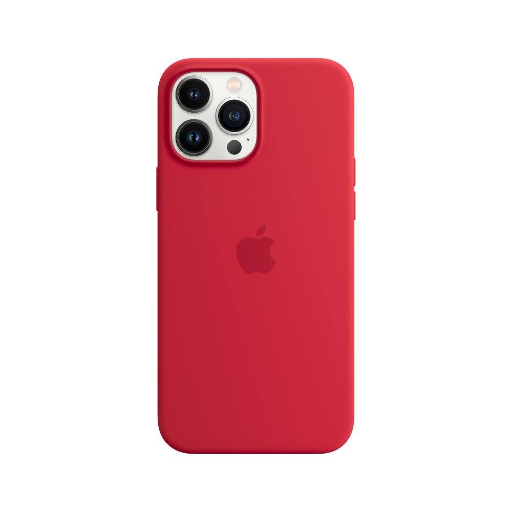 Apple iPhone 13 Pro Max Silicone Case with MagSafe – (PRODUCT)RED MM2V3ZM/A