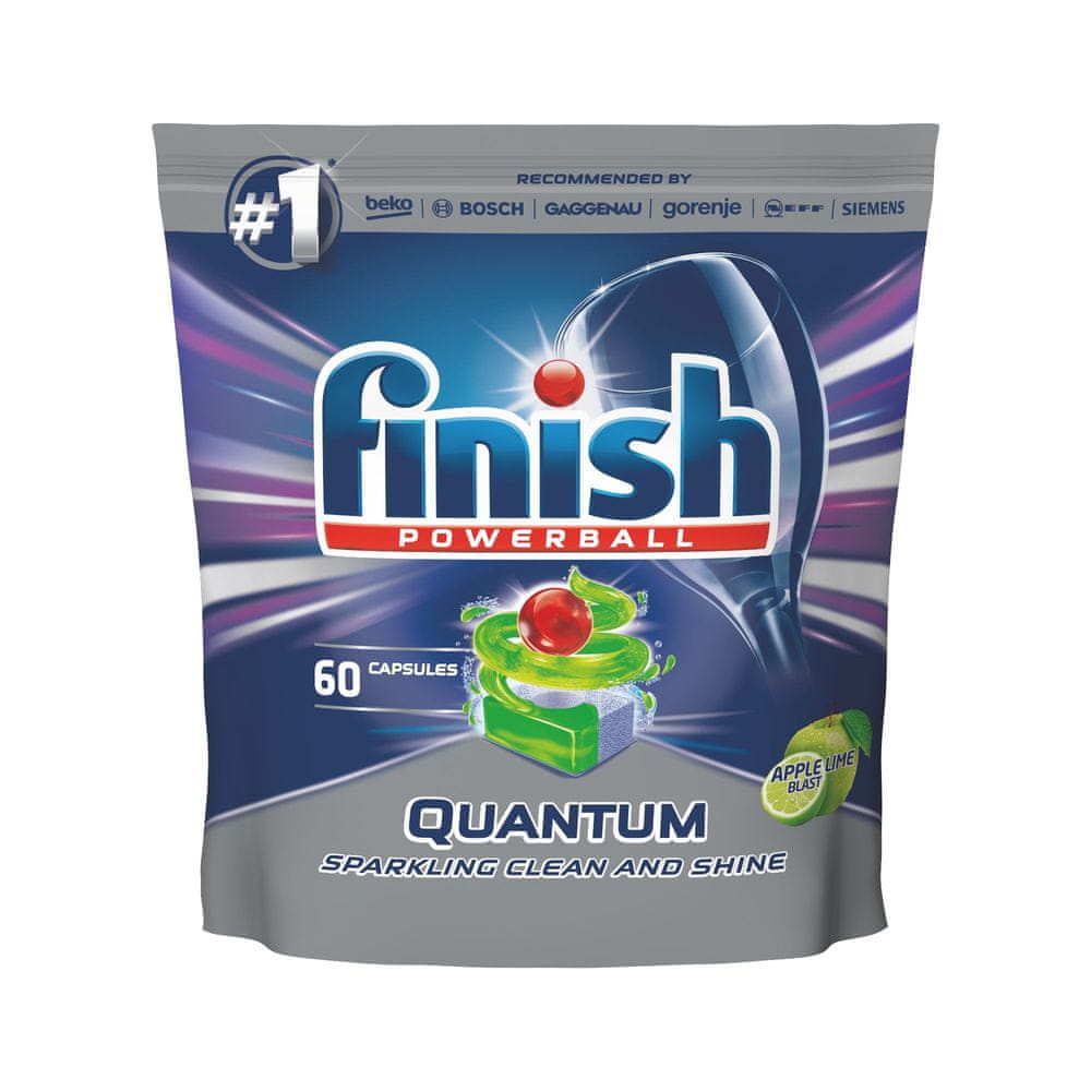 Finish Quantum tablety do myčky nádobí Apple Lime Blast 60 ks