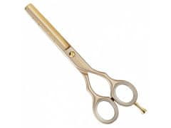 Kiepe Efilační kadeřnické nůžky na vlasy Luxury Premium Gold 2471 - velikost 5,5´