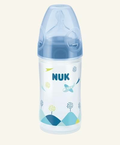 Nuk First choice plus new classic láhev 150 ml modrá