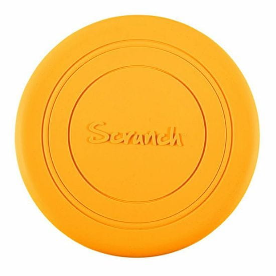 Scrunch Frisbee hořčicové
