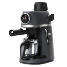 Black+Decker Kávovar Black+Decker, BXCO800E, espresso, tlakové čerpadlo 3,5 bar, objem 240 ml, parní tryska, až na 4 šálky, ocelový filtr, skleněná konvice 240 ml