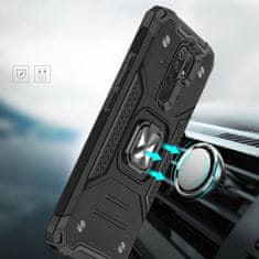 WOZINSKY Pouzdro Wozinsky Ring armor pro Xiaomi Redmi 9 -Stříbrná KP8928